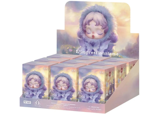 Pop Mart L'impressionnisme θSKULLPANDA Series Plush Doll Sealed Case (9 Blind Box)