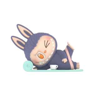Pop Mart THE MONSTERS Labubu Lazy Yoga Series Americano