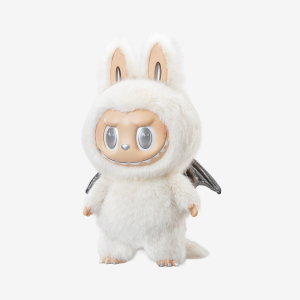 pop mart the monsters labubu zimomo angel in clouds figure + tote bag