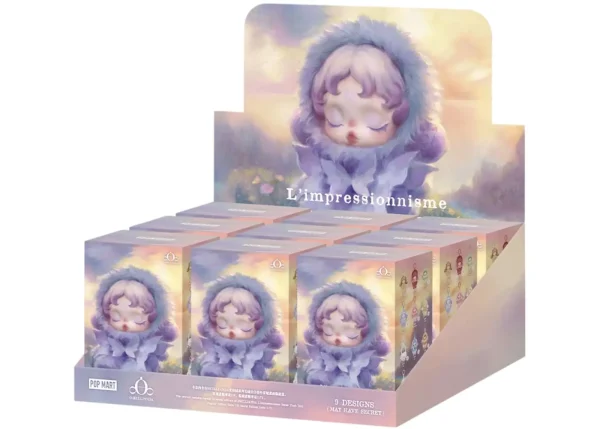 Pop Mart L'impressionnisme θSKULLPANDA Series Plush Doll Sealed Case (9 Blind Box)
